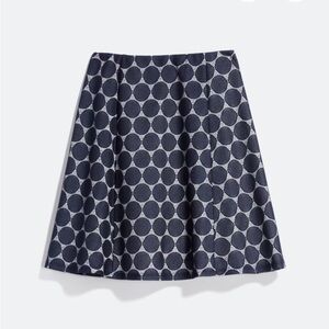 Stitch Fix Renee C | Maybell Lace Detail Skirt | Navy/White | Petite Large (LP)